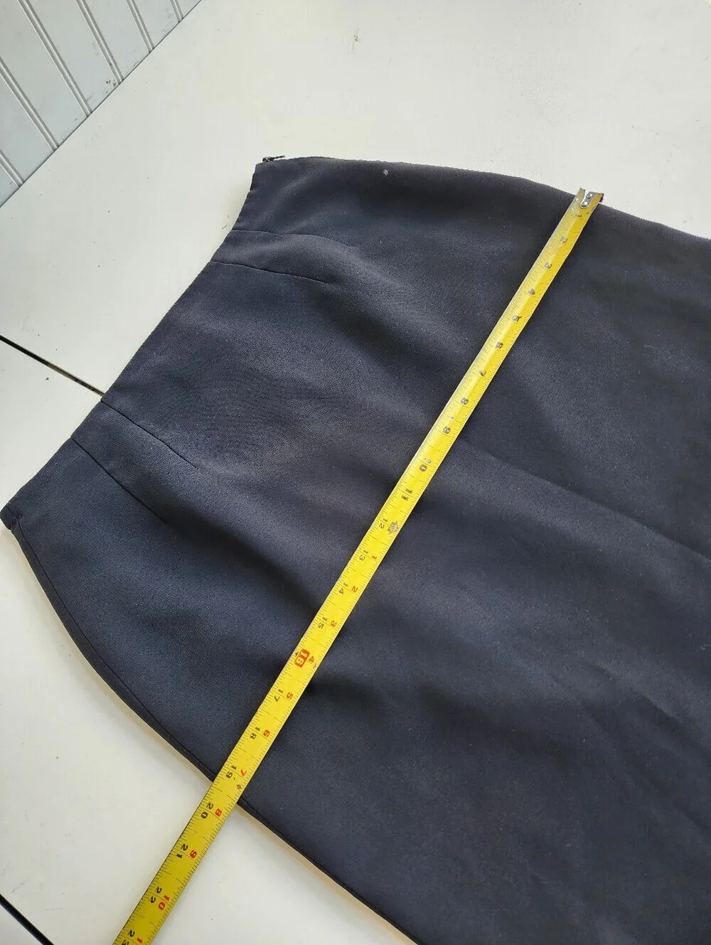 Preston & York Womens Black Pencil Skirt Lined Business Professional Sz 8